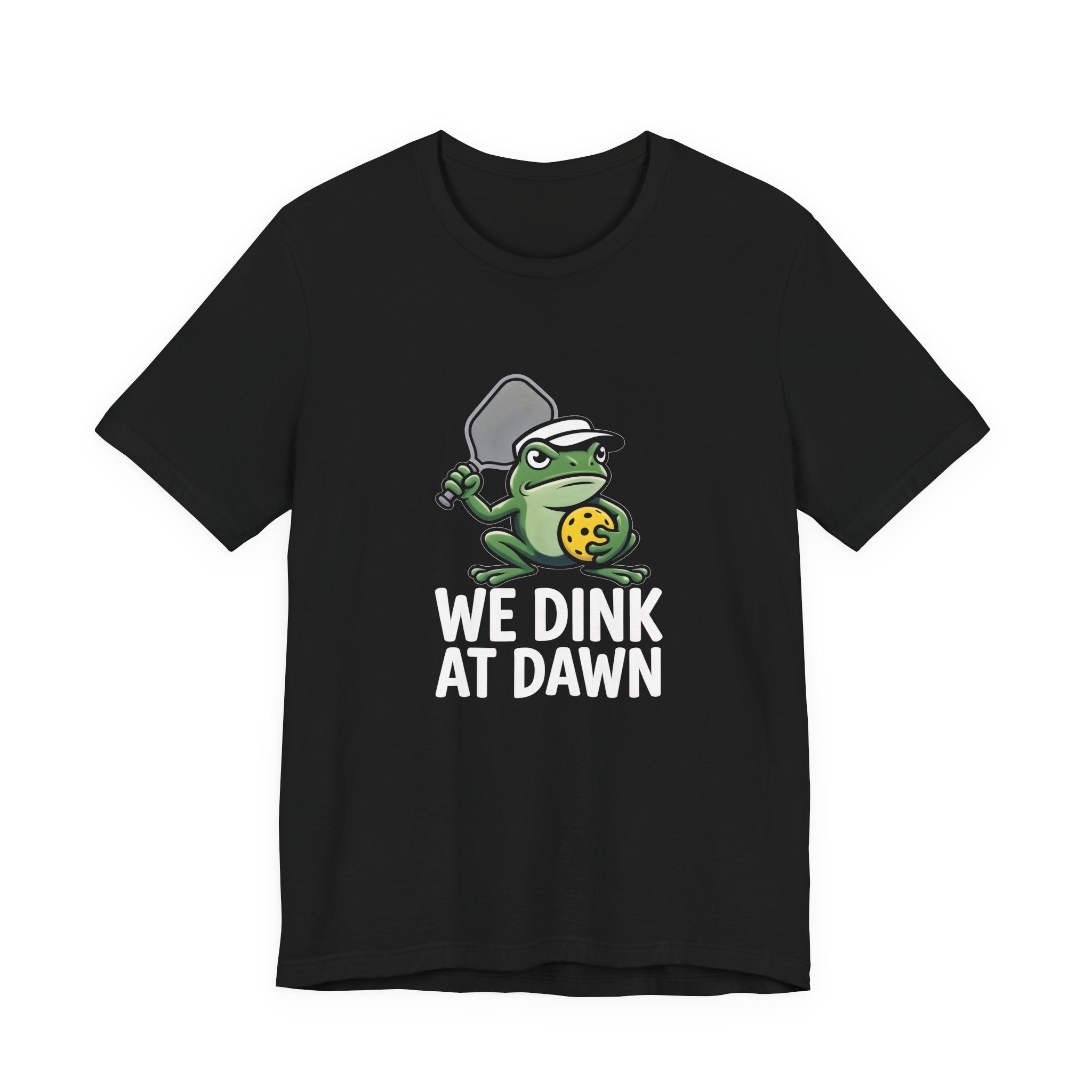 Dink At Dawn Pickleball Frog T-Shirt — We Dink At Dawn Graphic Tee