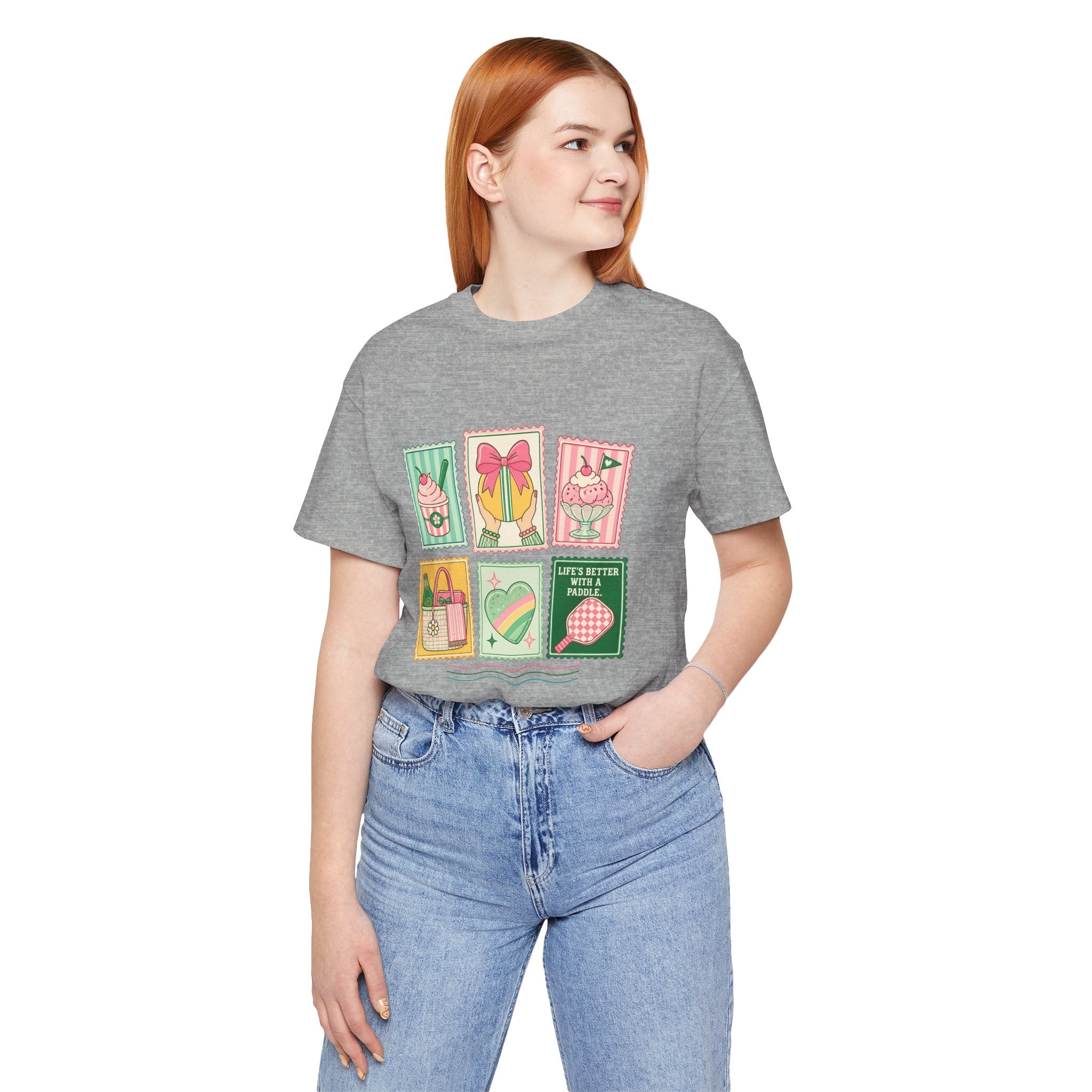 Summer Picnic Graphic Tee — 'Life's Better with a Picnic' Vintage Stamp Design