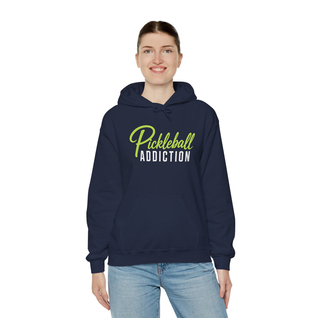 Pickleball Addiction Hoodie - Pickleball Sports Pullover for Players & Fans
