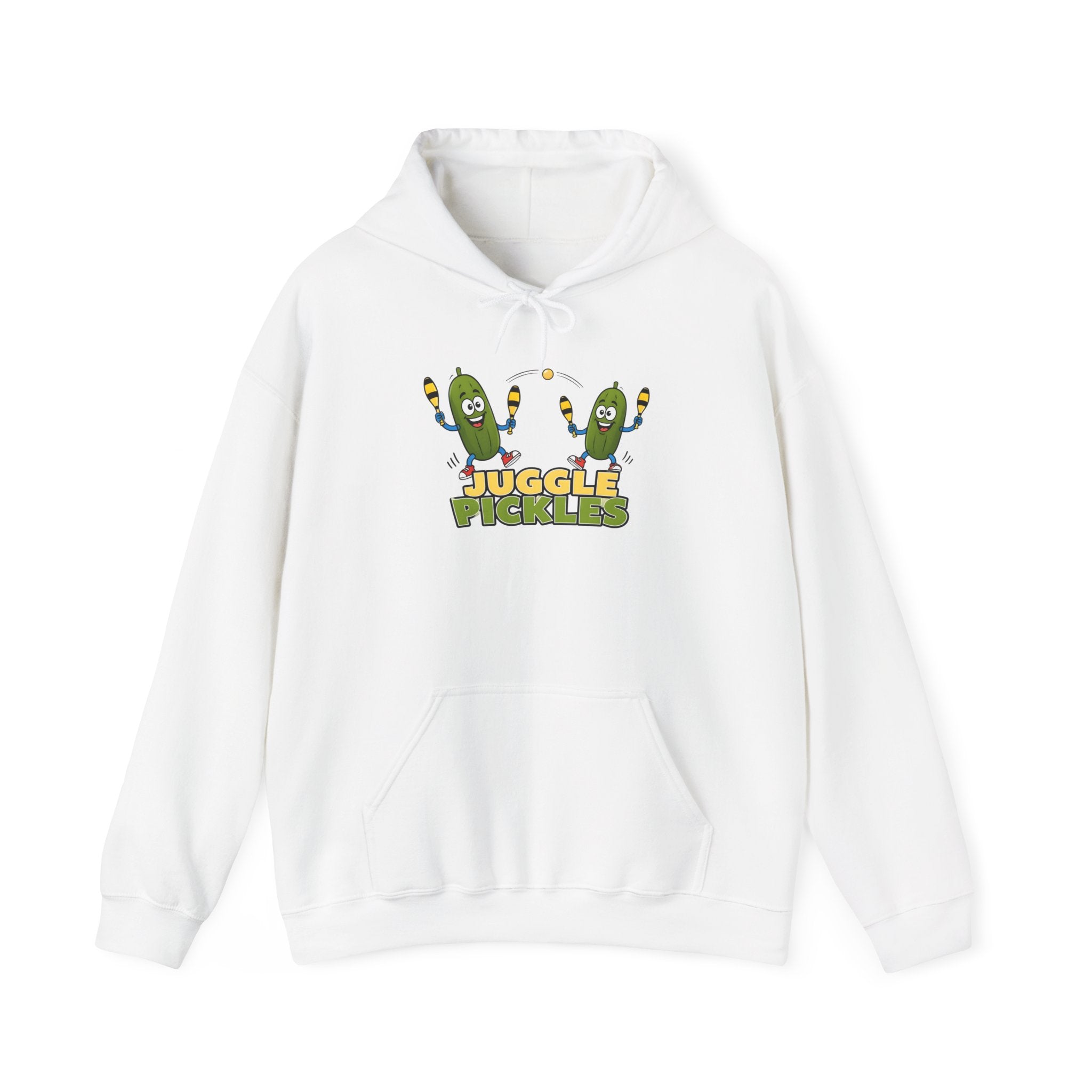 Juggling Pickles Hoodie — Cute Funny 'Juggle Pickle' Graphic Hooded Sweatshirt