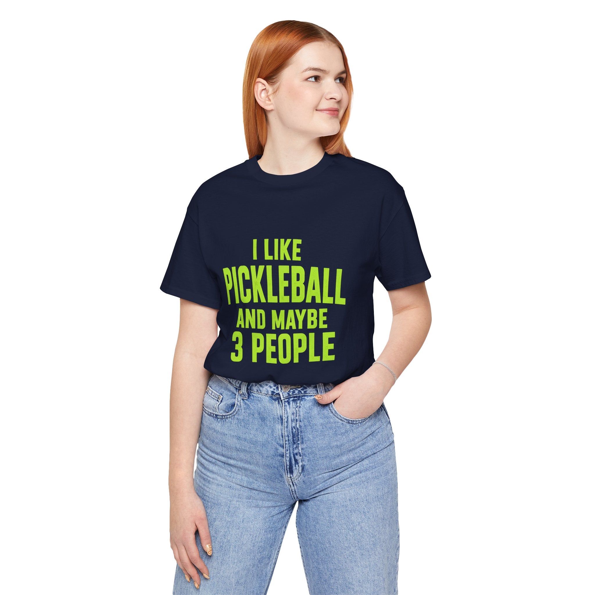Pickleball T‑Shirt — "I Like Pickleball And Maybe 3 People" Funny Tee