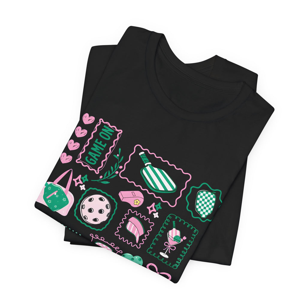 Ice Cream & Sweets Graphic Tee — Cute Pastel Dessert Icons