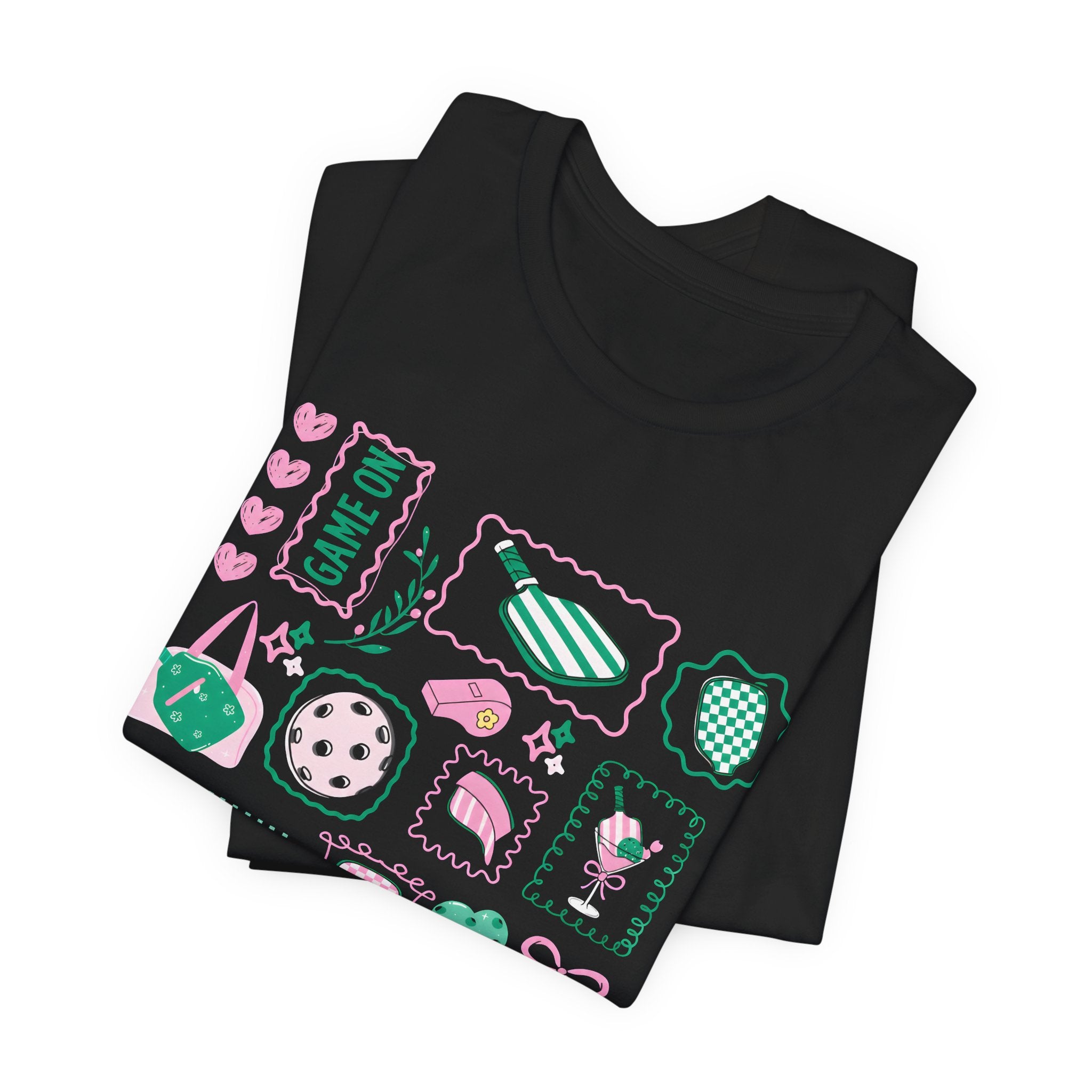 Ice Cream & Sweets Graphic Tee — Cute Pastel Dessert Icons