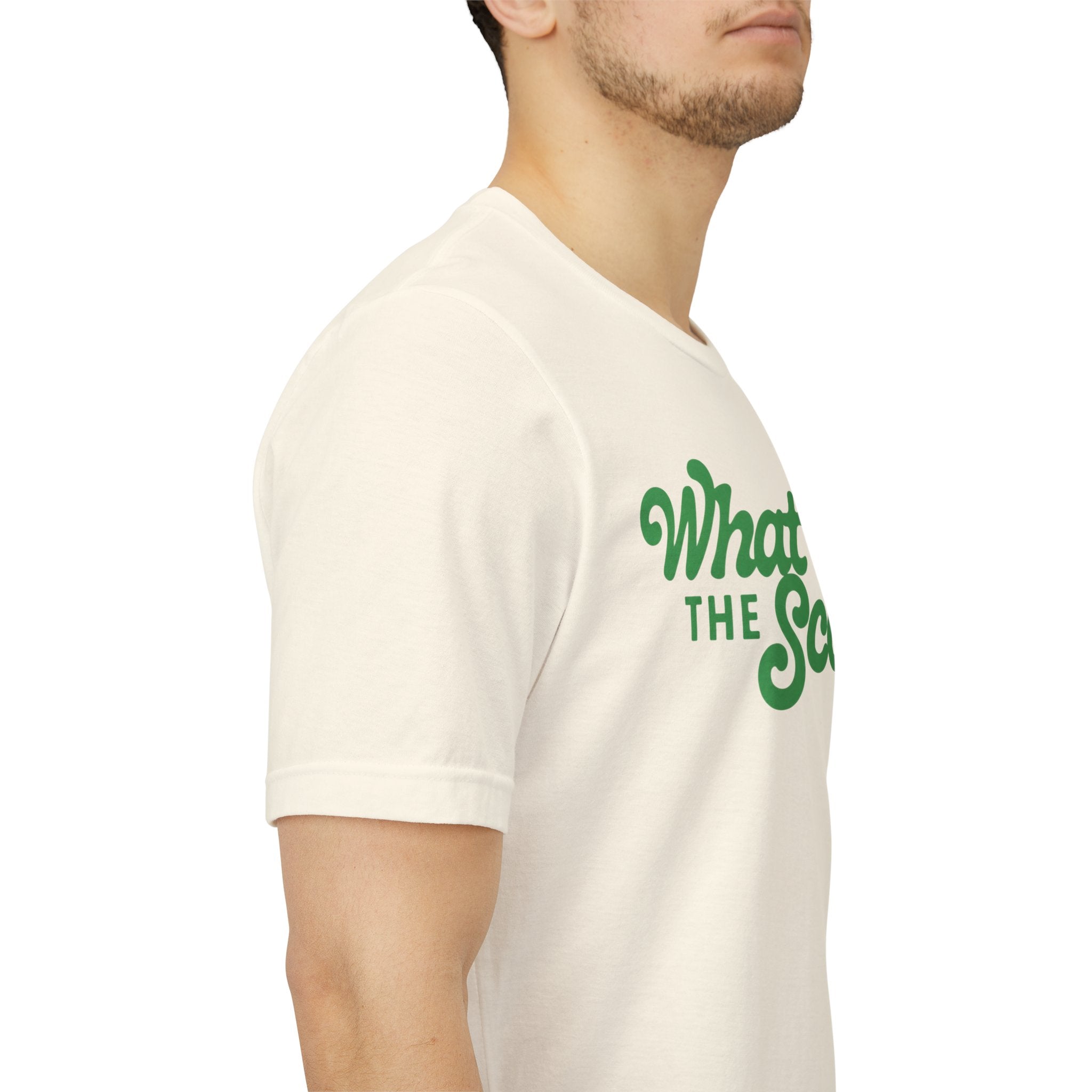 What's The Score? Graphic Tee — Retro Script Sports Fan T-Shirt