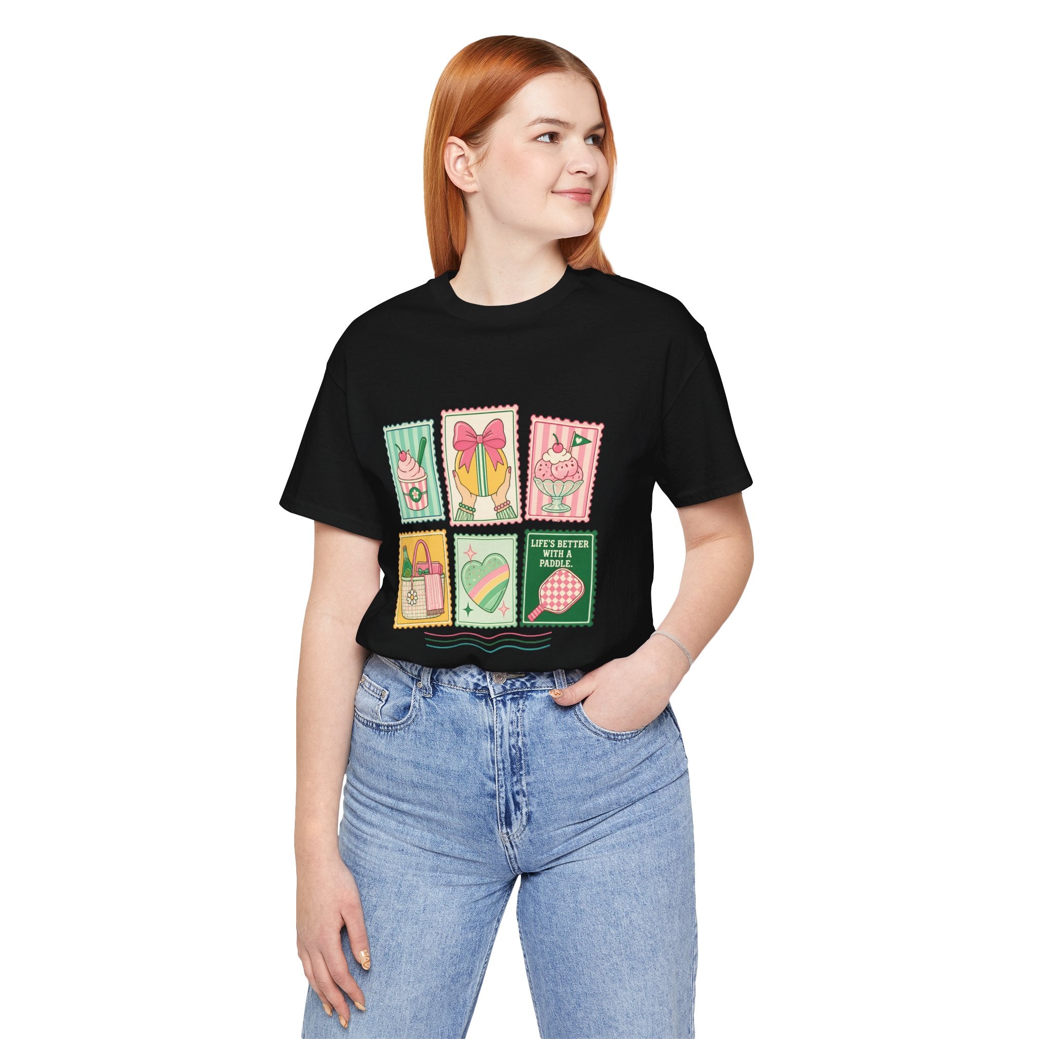 Summer Picnic Graphic Tee — 'Life's Better with a Picnic' Vintage Stamp Design