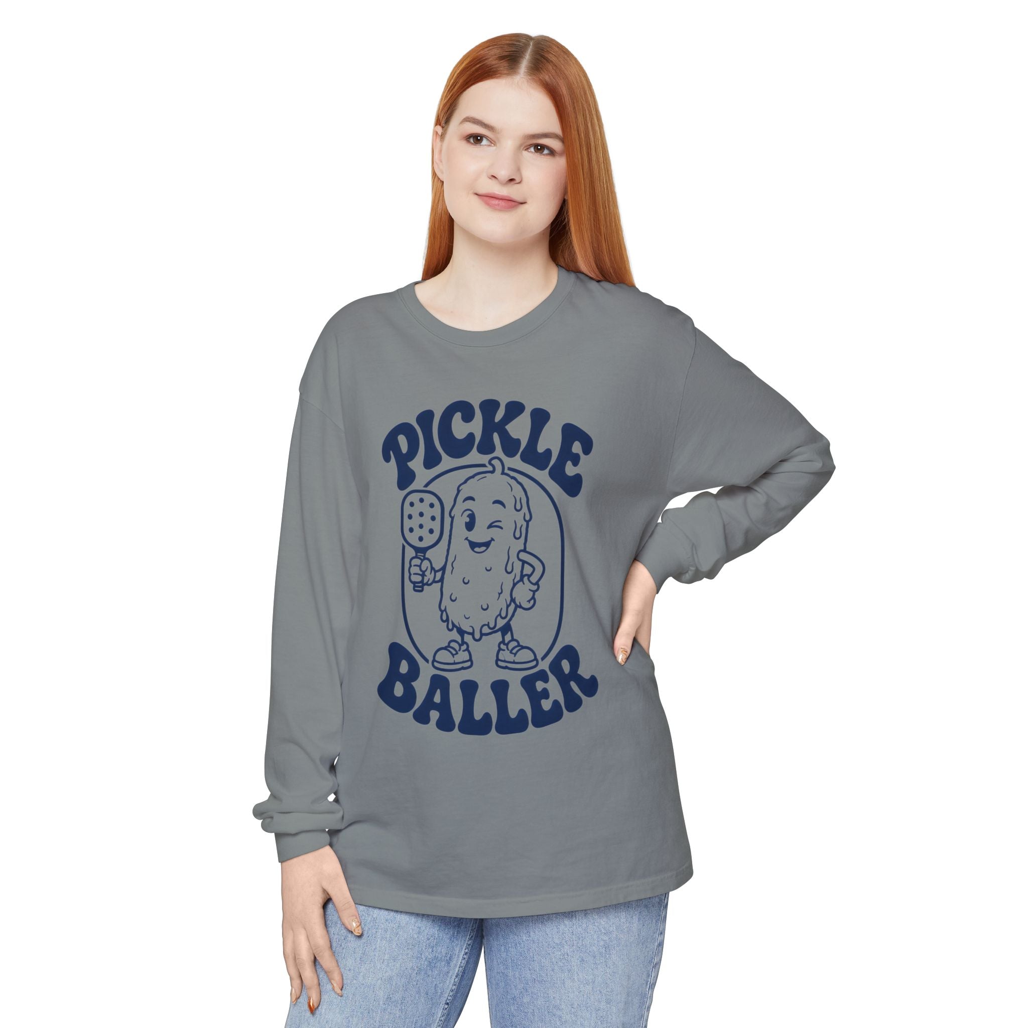 Pickle Baller Long Sleeve Tee