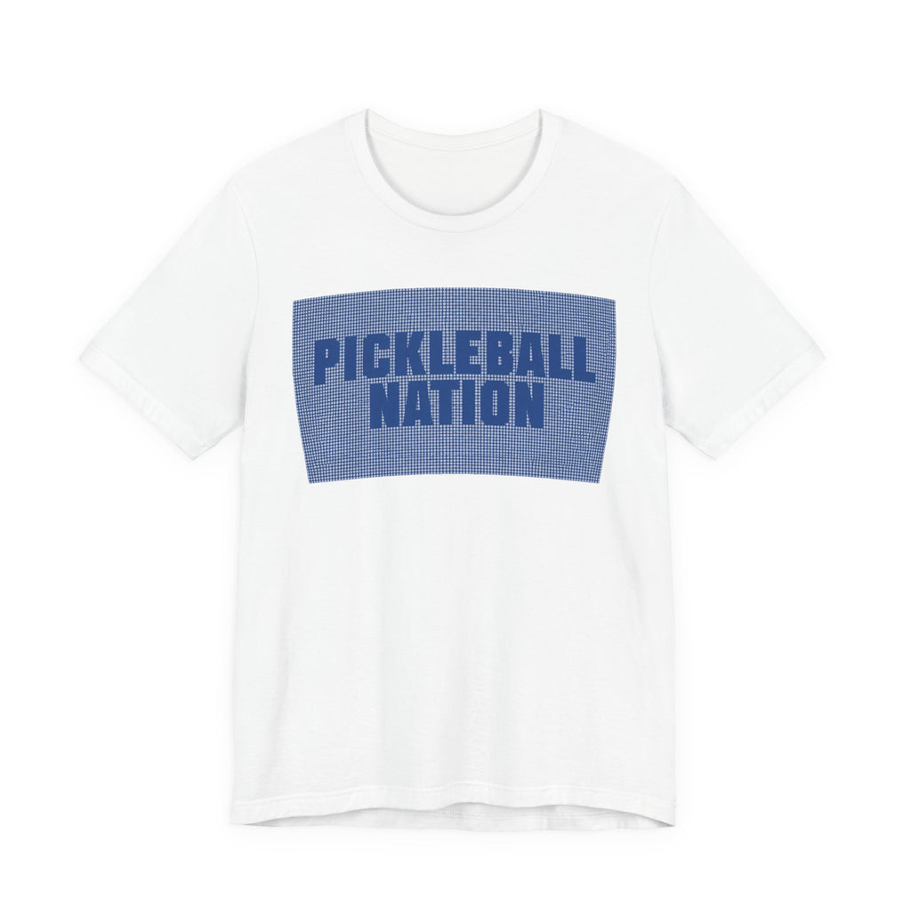 Pickleball Nation T-Shirt — Retro Court Graphic Tee for Players & Fans