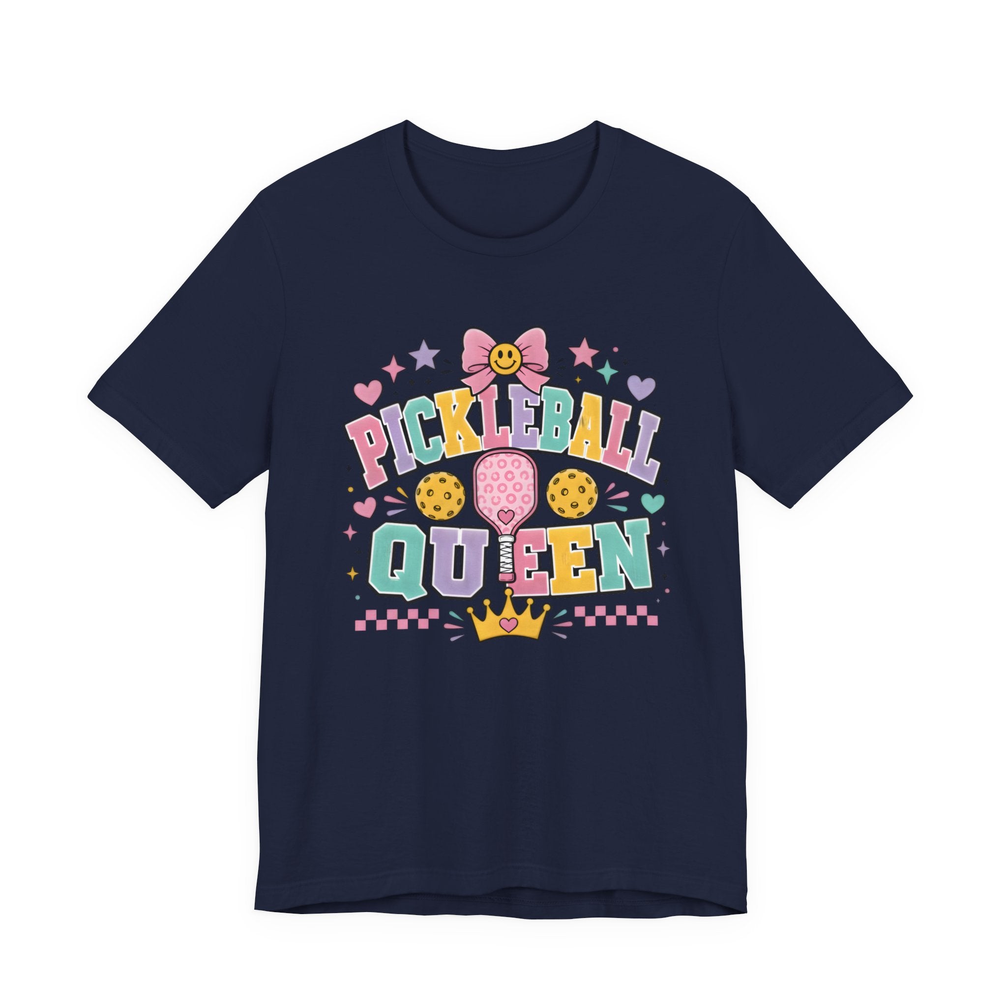 Pickleball Queen Tee — Cute Pastel Pickleball Shirt for Women & Girls