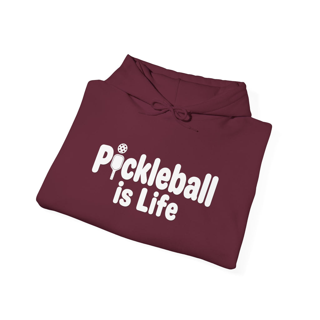 Pickleball Is Life Hoodie — Funny Pickleball Player Pullover