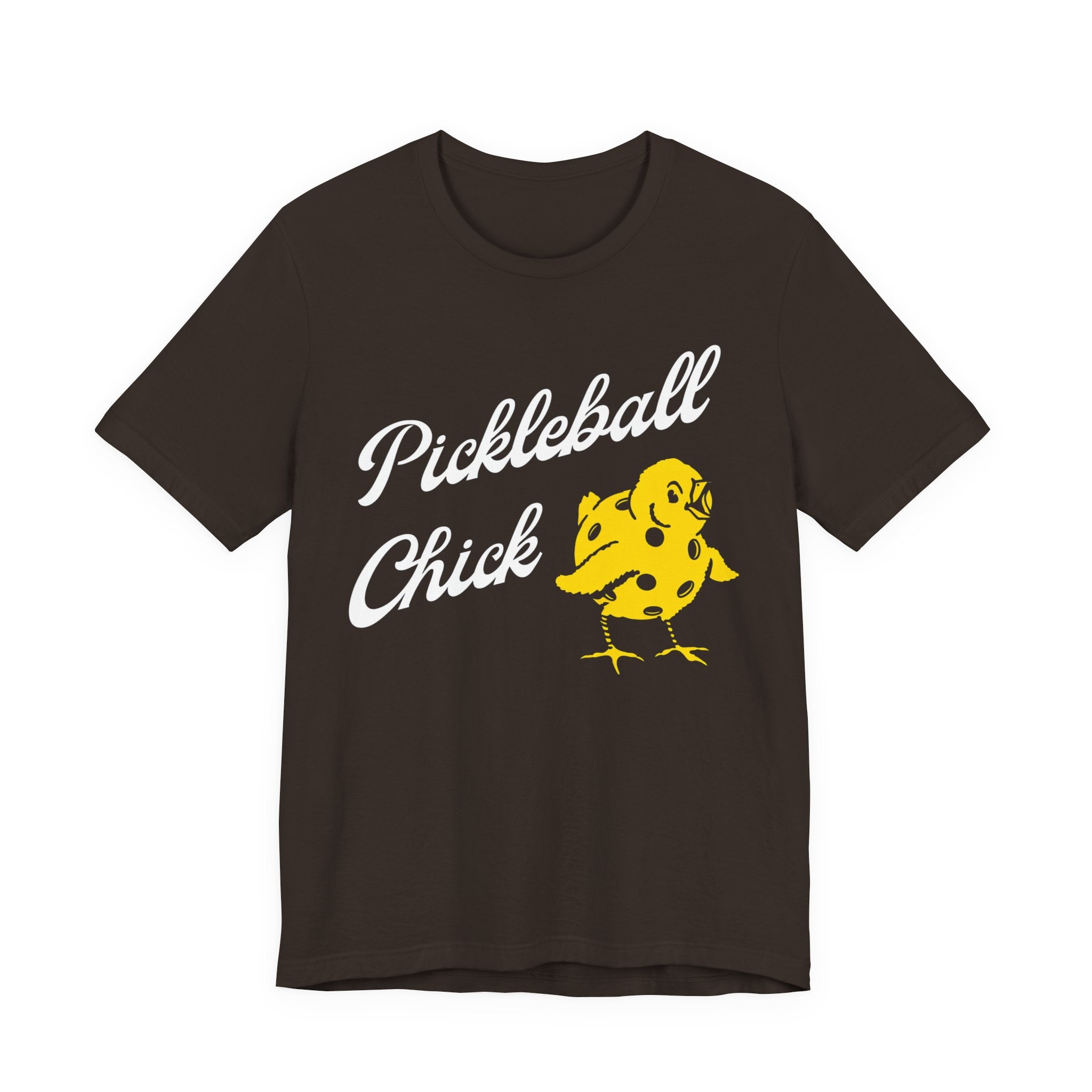 Pickleball Chick T‑Shirt — Cute Yellow Chick Pickleball Tee for Women & Players