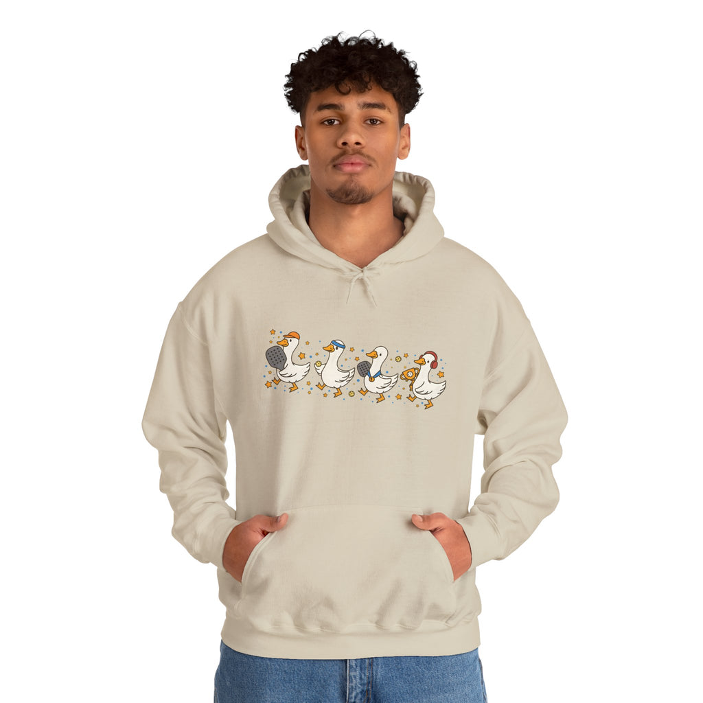Halloween Duck Lineup Hoodie — Cute Trick-or-Treating Ducks Pullover
