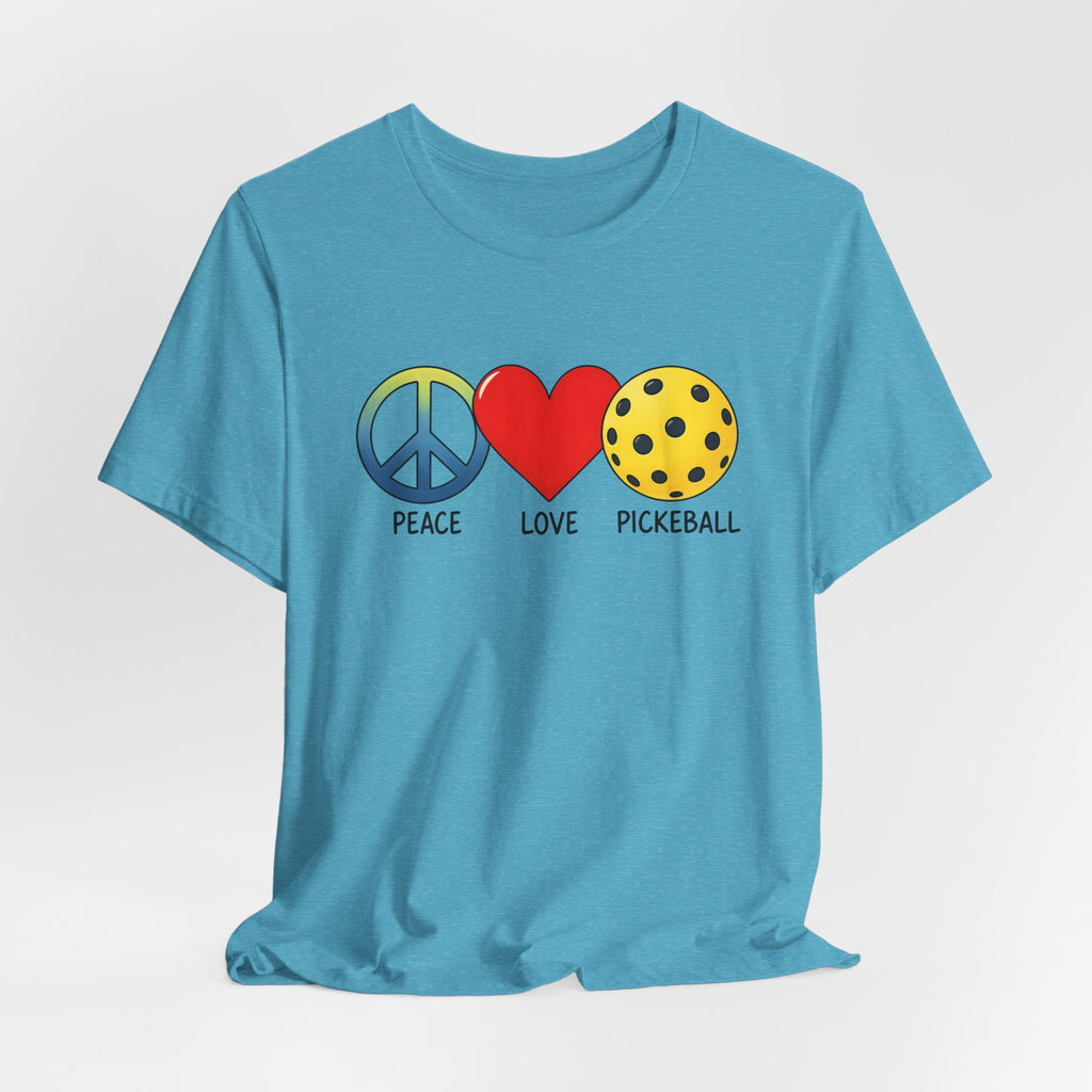 Pickleball Peace Love Tee