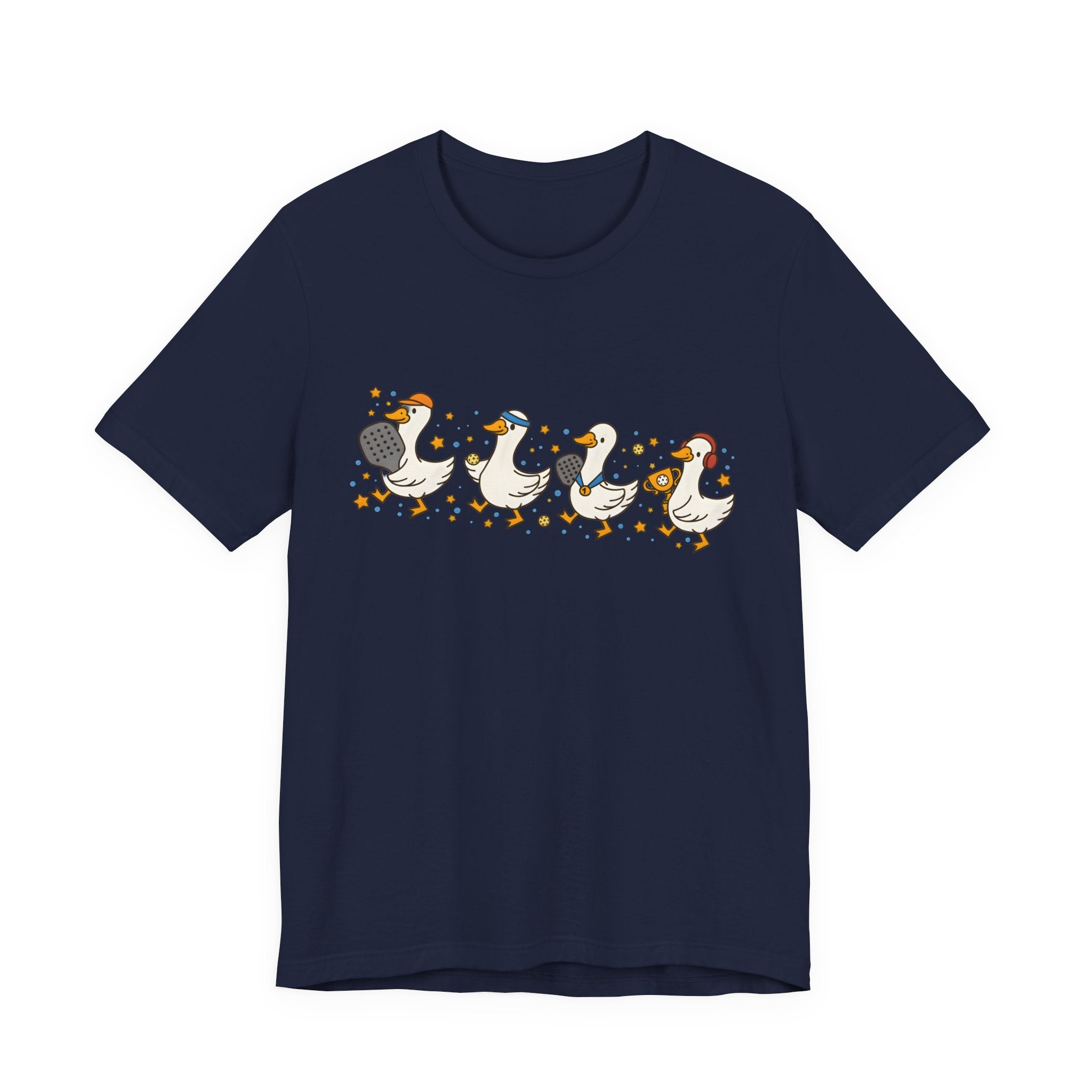 Duck Family Tee — Cute Ducks in Hats Graphic T-Shirt