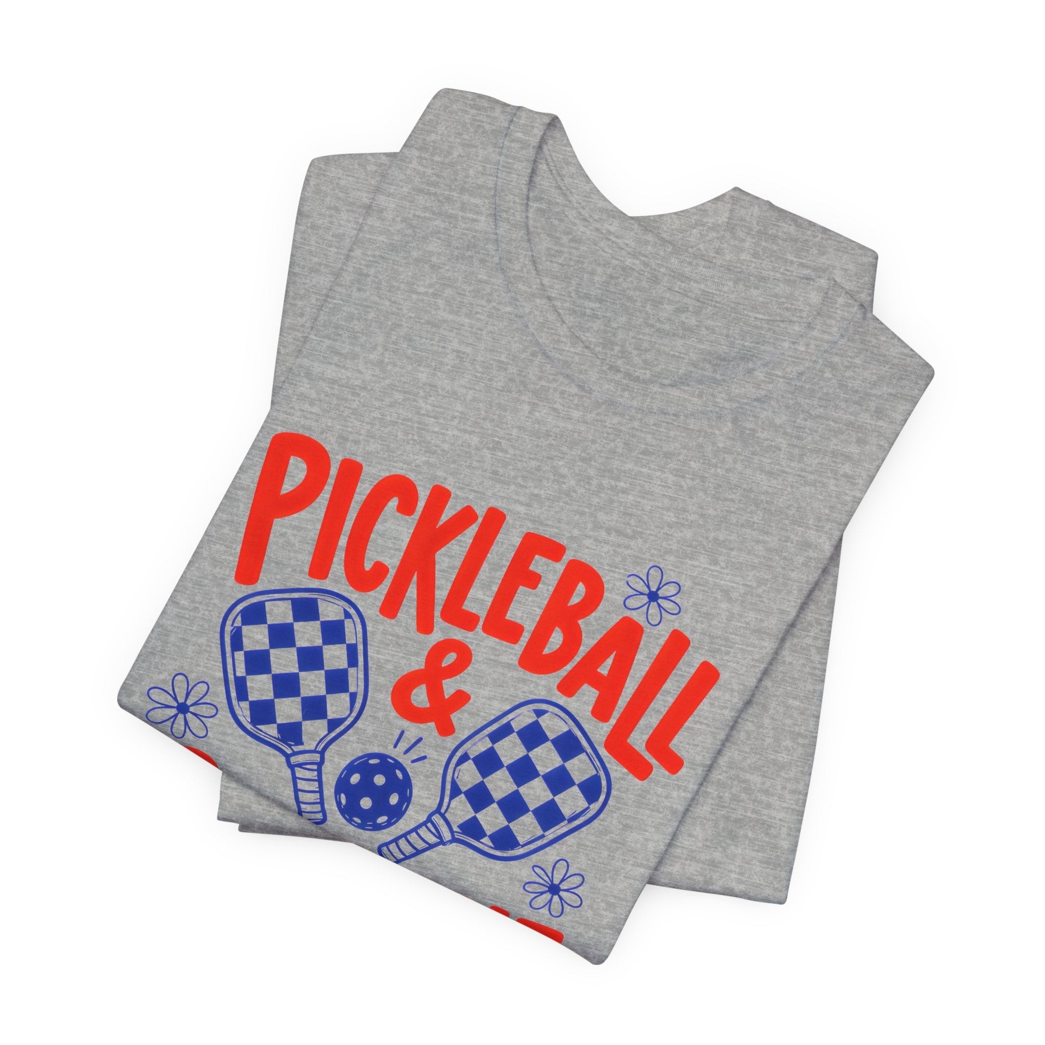 Pickleball & Sunshine T‑Shirt – Retro Pickleball Paddle Tee