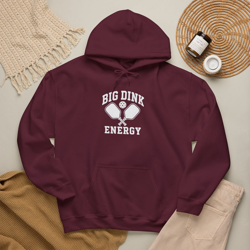 Big Dink Energy Hoodie - Pickleball Paddle Graphic Sweatshirt