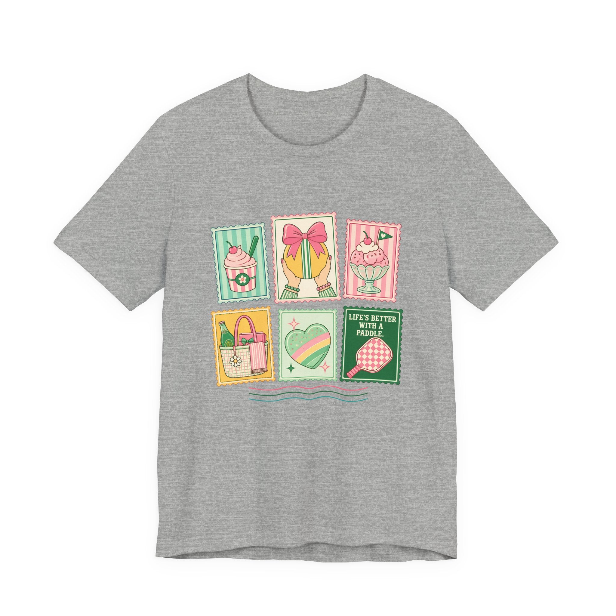 Summer Picnic Graphic Tee — 'Life's Better with a Picnic' Vintage Stamp Design