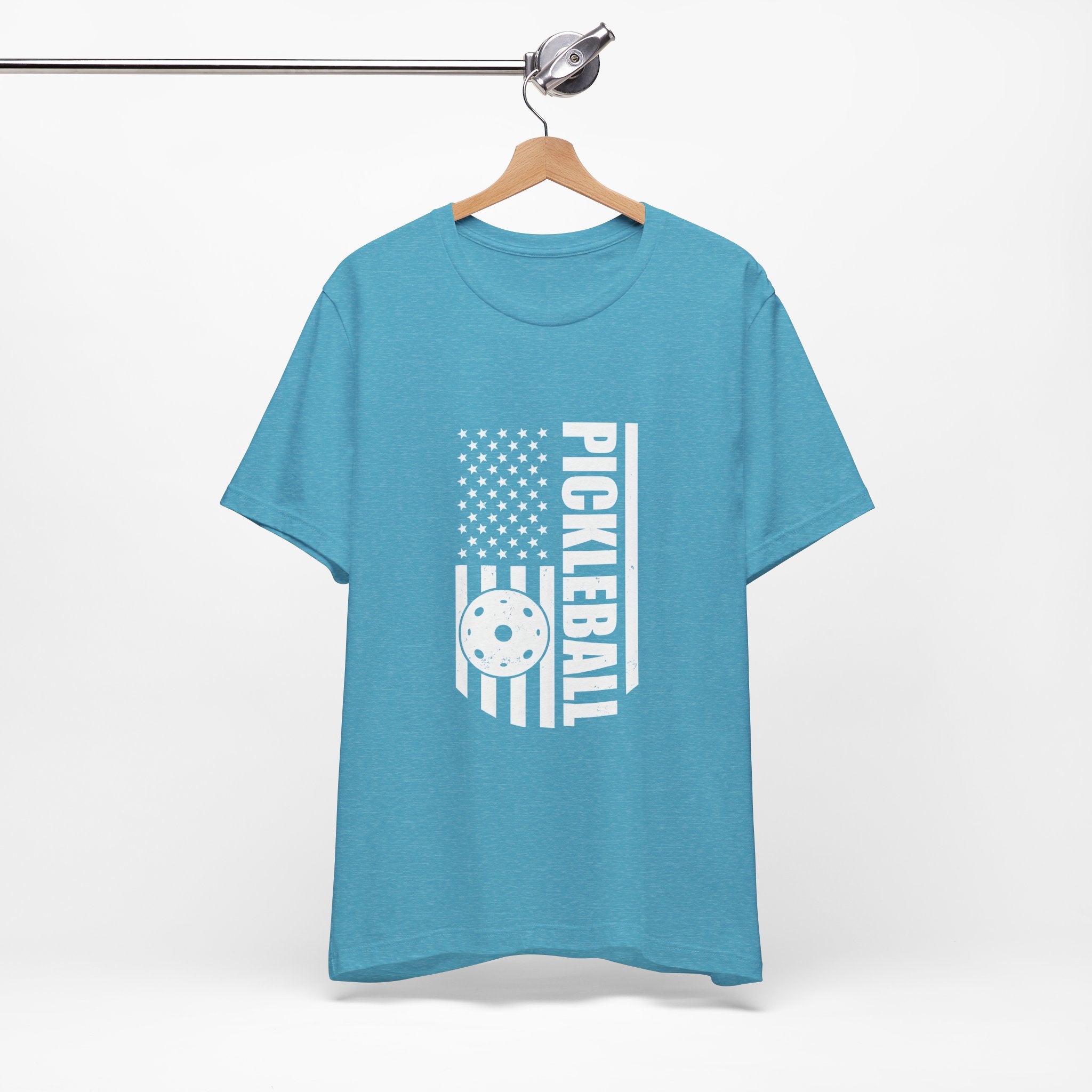 Pickleball Flag Tee — American Pickleball Player T-Shirt